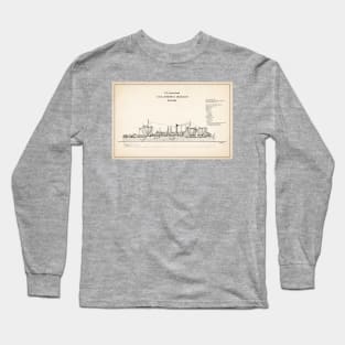 United States Coast Guard U.S.S. Joseph T. Dickman apa-13 - SD Long Sleeve T-Shirt